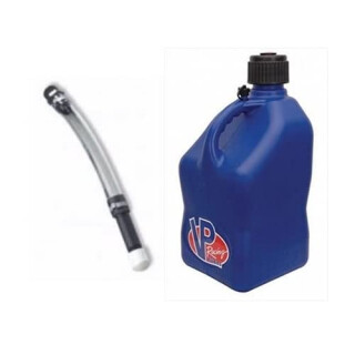 Flüssigkeitsbehälter 5,5-Gallonen mit Einfüllschlauch blau VP Racing